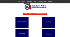 Desktop Screenshot of miamidadegop.org